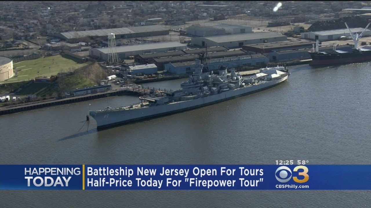 Battleship New Jersey Open For Tours YouTube