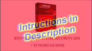 Bitdefender Total Security 2011 + 35 Years License