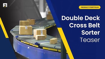 Double-deck Cross Belt Sorter Teaser - Falcon Autotech