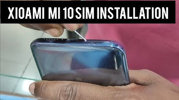 Xioami Mi 10 ; how to insert SIM card SD card in redmi MI 10