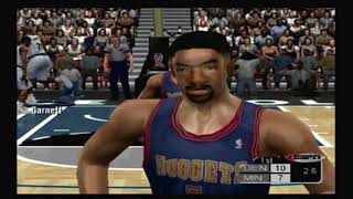 NBA 2K3 Season mode - Denver Nuggets vs Minnesota T'Wolves