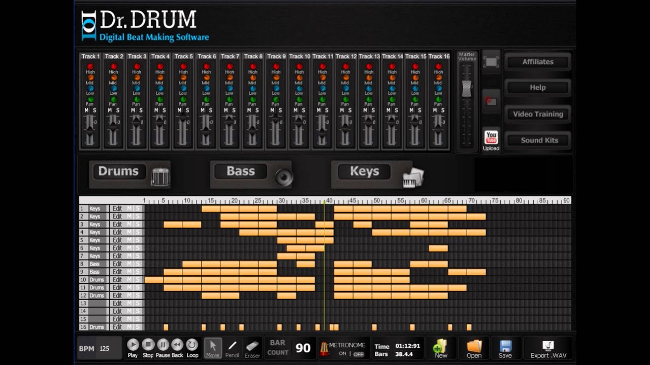 DrDrum Review - Beat Maker Software - Make Beats Now!