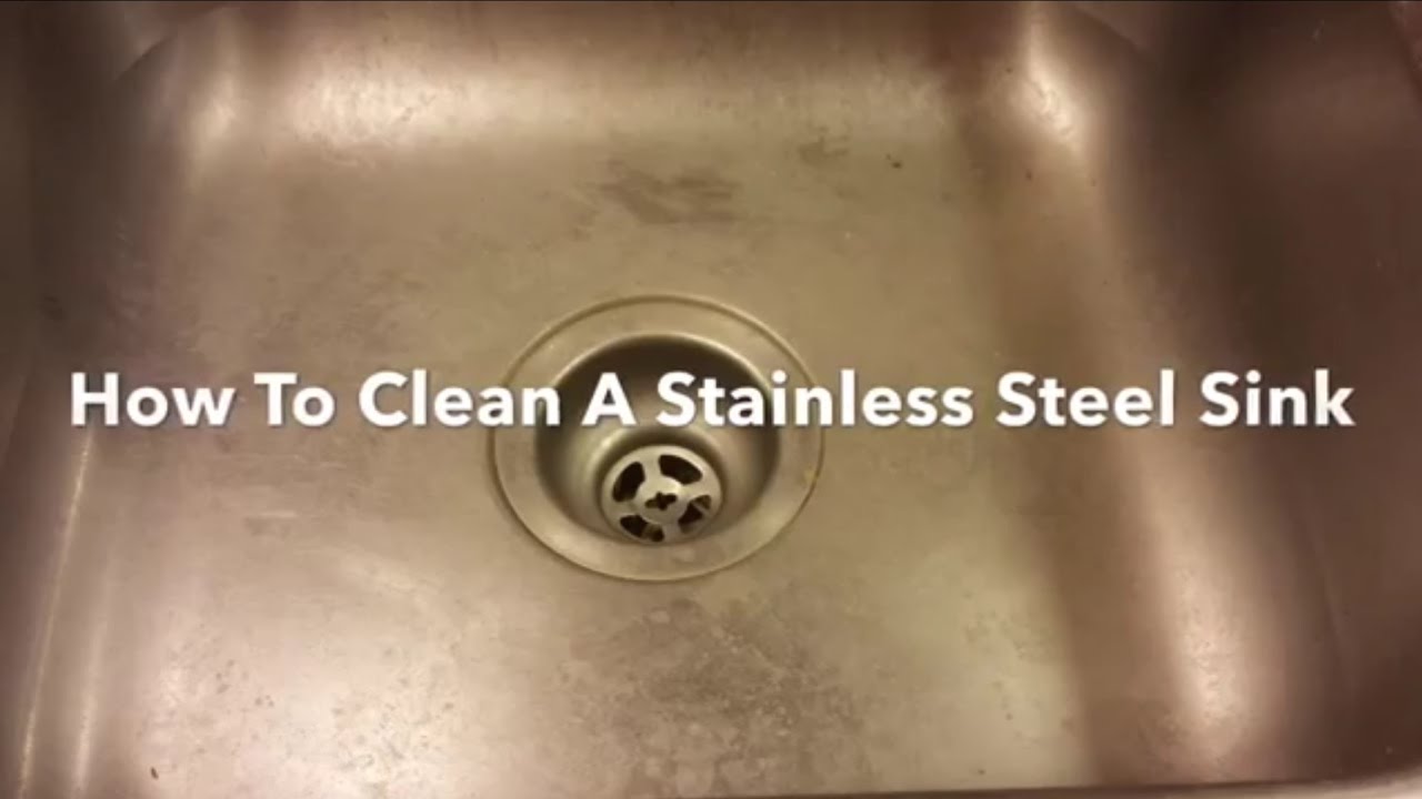 How To Clean A Stainless Steel Sink Clean Polish And Restore Bar