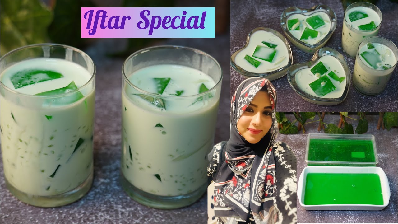Iftar Drink | Ramadan Special Agar Agar Dessert | Refreshing Iftar Drink | Ramadan / Iftar Recipes