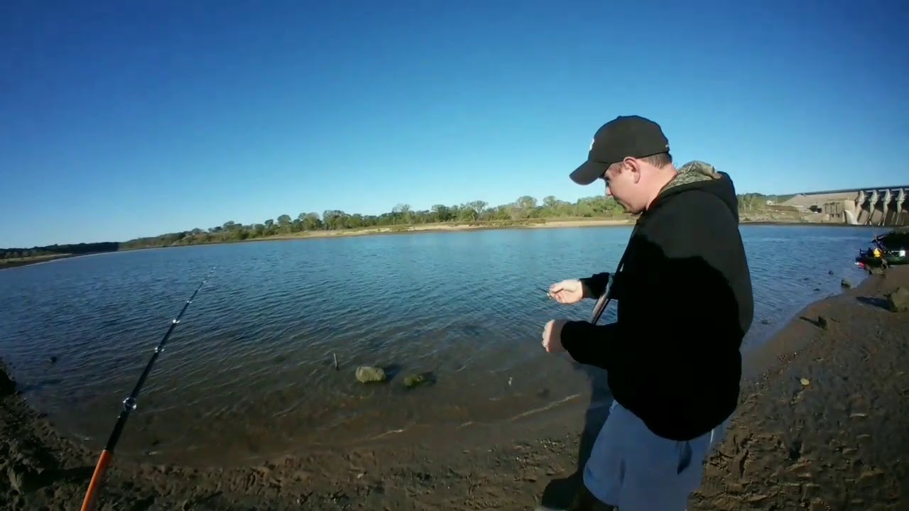 Kayaking fishing below Kaw Dam YouTube