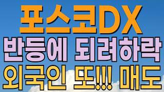 [ 포스코DX 주가전망 ] 시장반등에도 하락이유? 반등시점언제? 철강에 적용된 스마트팩토리 피지컬AI? 적정가격? 내일주가는? 로봇관련주. 대응전략과 목표주가 파악 필수.