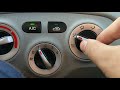 Hyundai Accent 2007 hidden AC option to remember settings