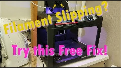 How to fix Makerbot Replicator Filament Slipping in Minutes!