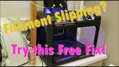 How to fix Makerbot Replicator Filament Slipping in Minutes!
