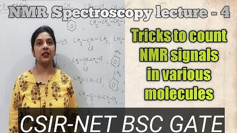 NMR spectroscopy,calculation number of NMR signals,solved problems of NMR spectroscopy,