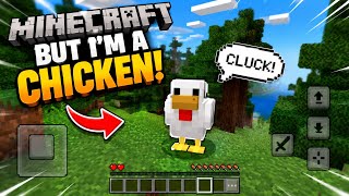 Minecraft But I’m a CHICKEN! 🐔😂 Pt 1