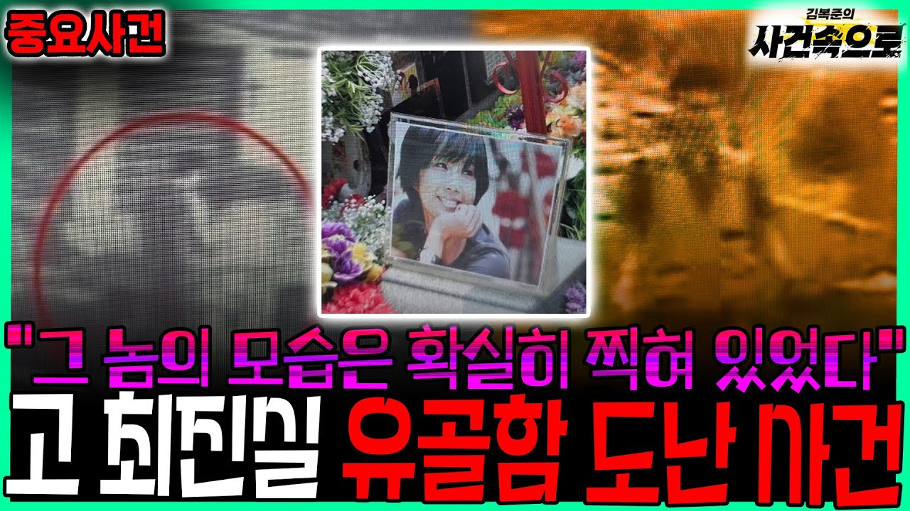 [중요사건] - 고 최진실 유골함 도난 사건
