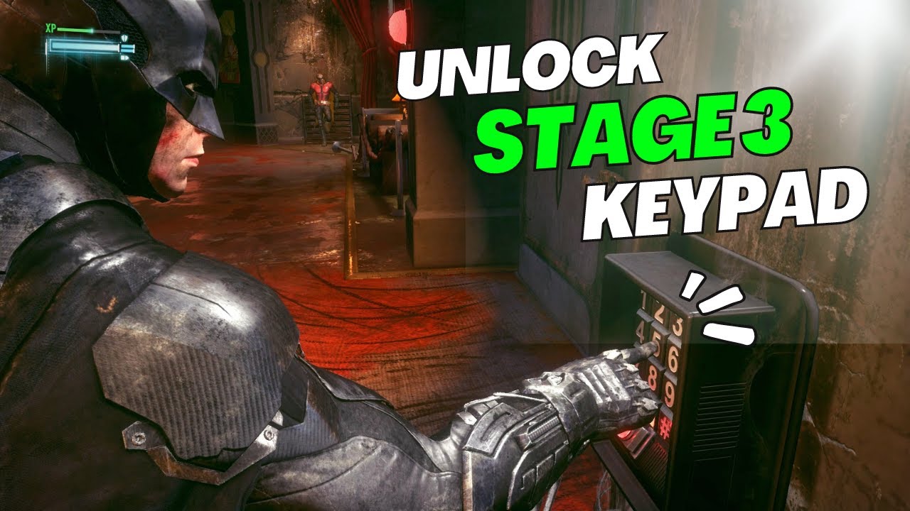 Batman Arkham Knight Johnny Charisma (Stage C) Keypad Code YouTube