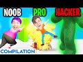 APP GAMES FUNNY COMPILATION! (Fat Pusher, Prank Master, Blob Runner, Happy Glass LANKYBOX VIDEOS!)