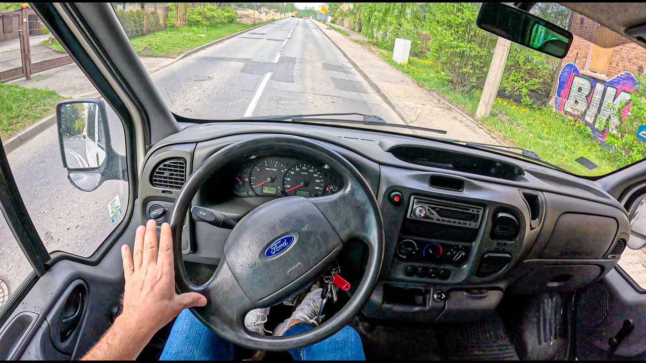2006 Ford Transit (2.0 TD 125 hp) | POV Test Drive #2420 Joe Black
