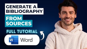 How to Generate a Bibliography from Sources in Word [2025 Guide]