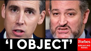 BREAKING NEWS: Ted Cruz Blocks Josh Hawley’s Bill On Big Tech, Then Josh Hawley Responds