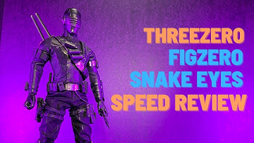 ThreeZero FigZero Snake Eyes 1/6 Scale Figure Speed Review
