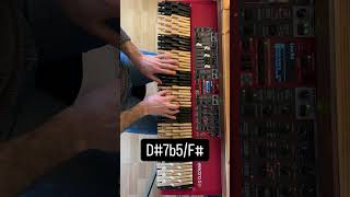 Fast jazz chord progression on isomorphic RR Janko Keys #piano #isomorphism #jazz #jazzchords