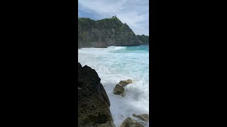Crashing Waves At Balis Rocky Coastline