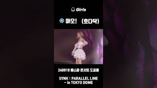 240818 에스파 콘서트 도쿄돔 걸스 Girls SYNK : PARALLEL LINE - in TOKYO …