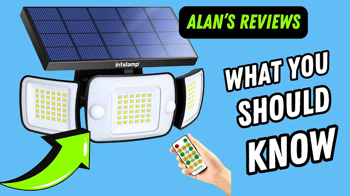 My Review of Intelamp Solar Flood Lights Outdoor Waterproof Solar Powered Dual Motion Sensor LED #ad