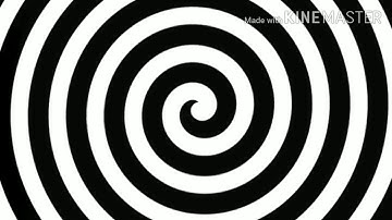 Optical illusion Hypnotic spiral / focus illusion concentration video