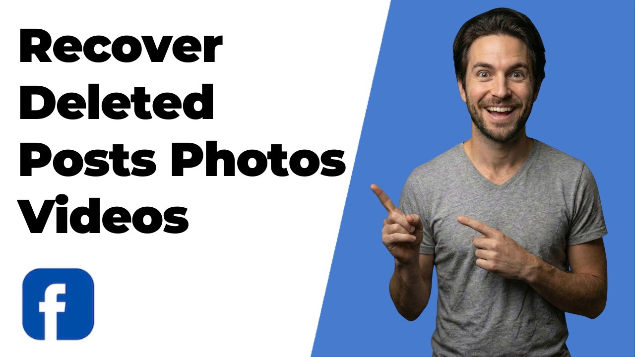 How To Recover Deleted Posts Photos Videos On Facebook (2026 Easy Guide ...