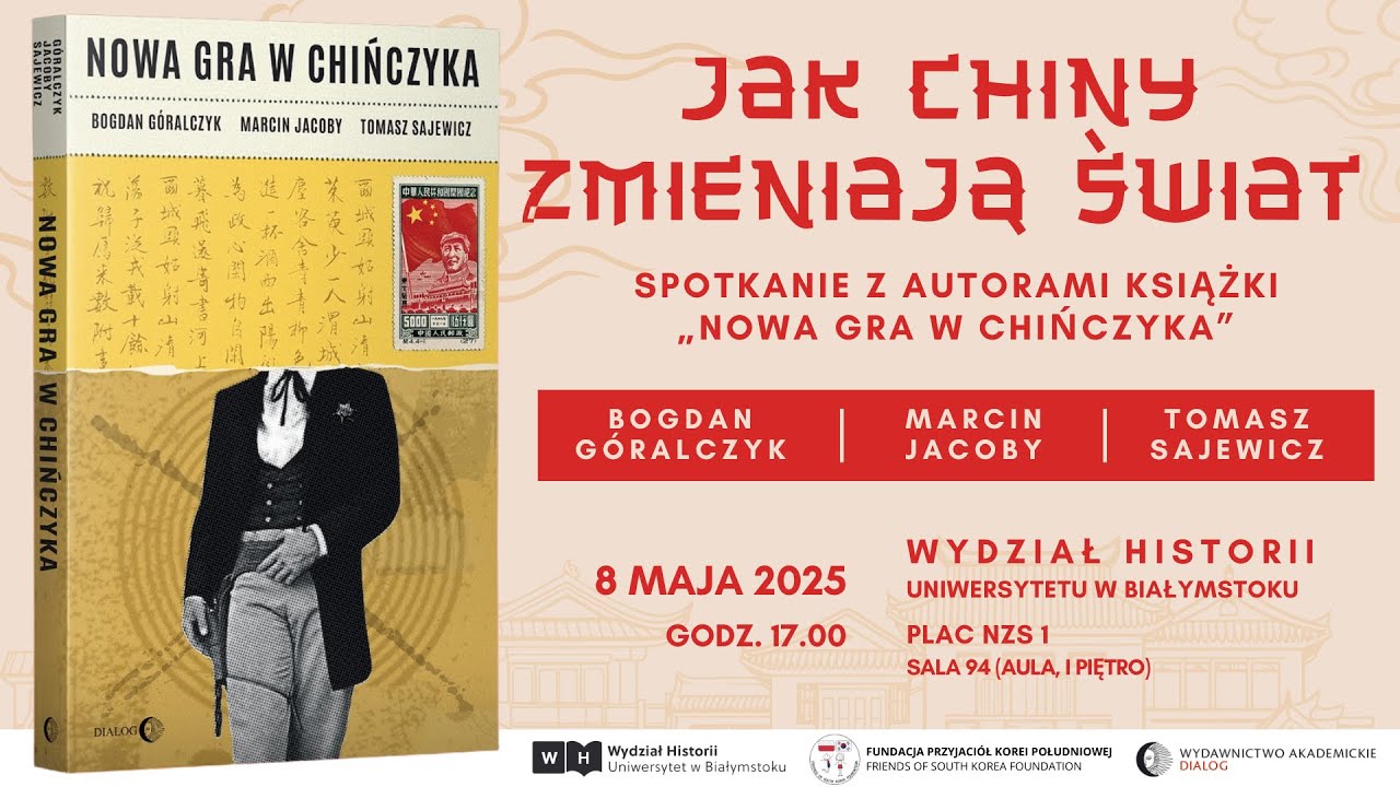 Góralczyk, Jacoby, Sajewicz - Spotkanie z autorami książki „Nowa gra w Chińczyka”