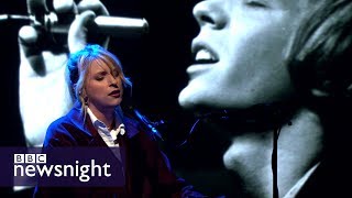 Video thumbnail of "BBC Proms: Susanne Sundfør sings Scott Walker's On Your Own Again LIVE - BBC Newsnight"