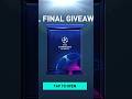 I packed a 107 OVR player in UCL final giveaway #football