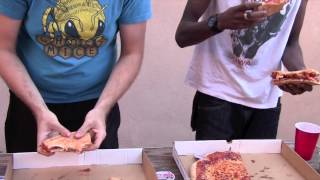 Grow Radio Pizza Eating Contest on October 11, 2014, Gainesville, FL