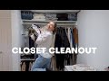 HUGE CLOSET CLEAN OUT 2021 (declutter + organization)