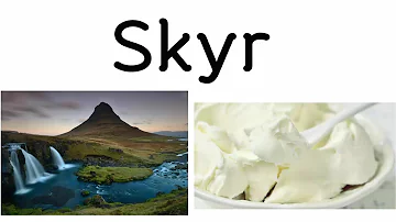 What is the meaning of skyr?