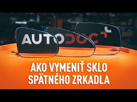 Video: Ako vymeníte vonkajšie sklenené zrkadlo?