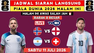 2026 WORLD CUP LIVE BROADCAST SCHEDULE TONIGHT LIVE TVRI - ARGENTINA VS SWITZERLAND - SATURDAY, J...