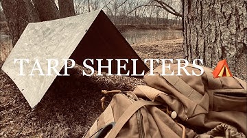 3 best TARP SHELTERS | Fieldcraft