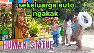 STATUE PRANK...!!! FUNNY REACTION...!!!LUCU PATUNG PRANK ..!!JUST FOR LAUGHING