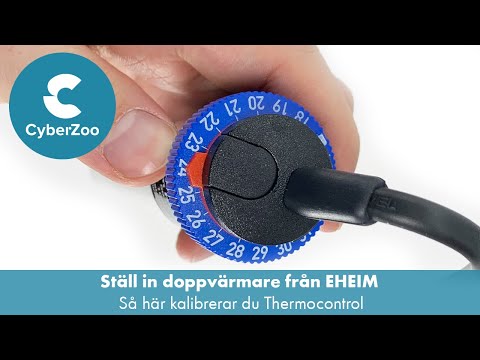 Ställ in doppvärmare från EHEIM - Så här kalibrerar du Thermocontrol