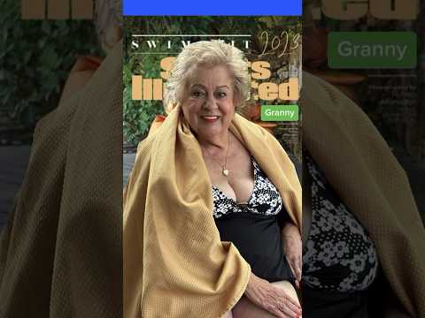 Move Over Martha Stewart Granny S The New Swimsuit Model MarthaStewart BadGranny Over80
