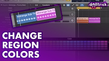 Logic Pro X: How to Color Regions | A Tr!ck A Day with dolltr!ck