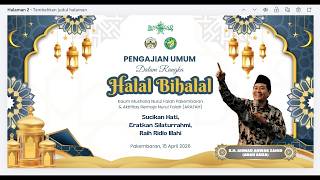 🔴LIVE KH. ANWAR ZAHID | HALAL BIHALAL KAUM MUSHOLA NURUL FALAH PAKEMBARAN PEMALANG
