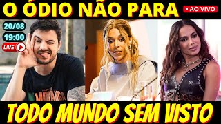🔴 19h TERRA ARRASADA - Erika Hilton, Felipe Neto e Anitta podem ter vistos cancelados