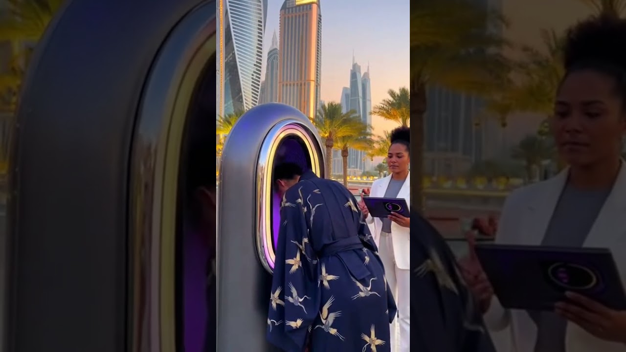 Dubai AI Hair Salon Equipment | Shape-Shifting Hairstyle Tech ✨🤖 