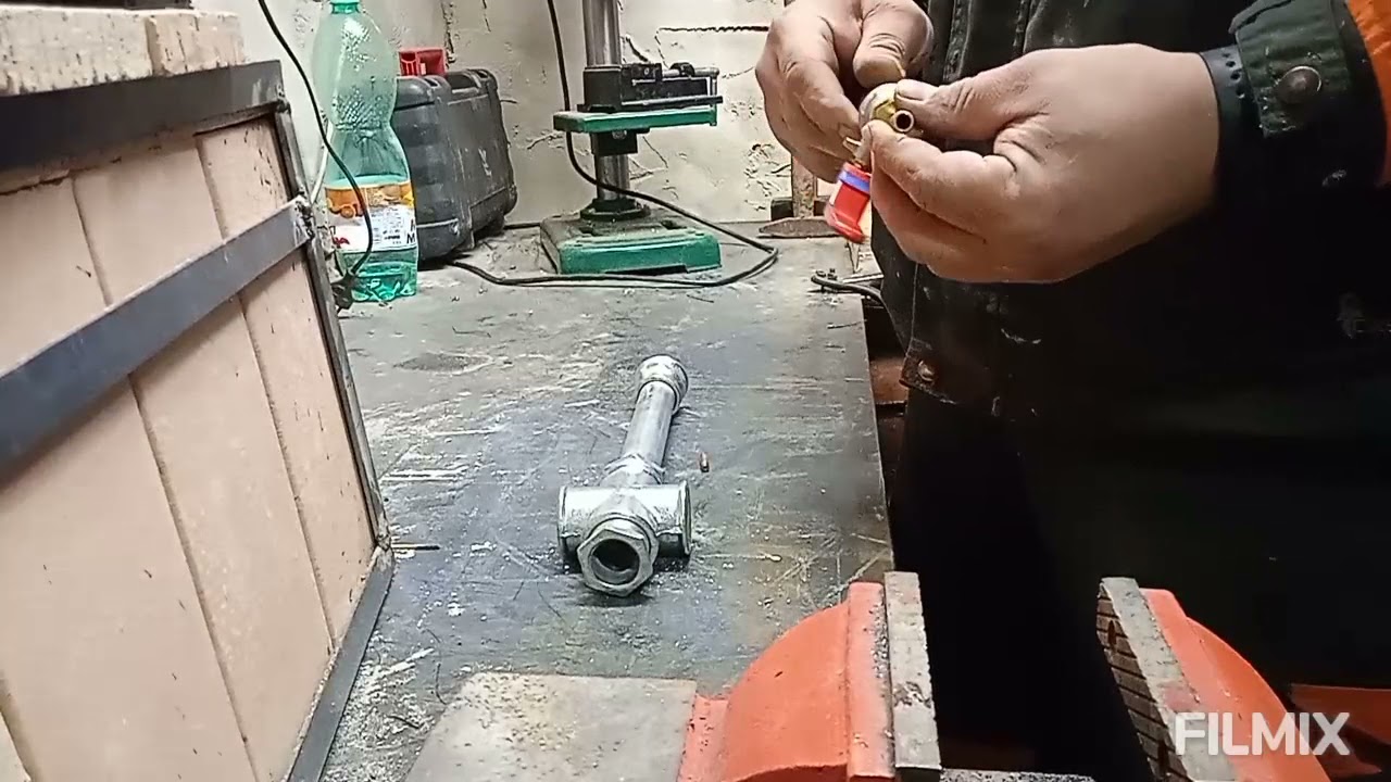 Sestavení hořáku na plynovou výheň