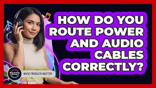 How Do You Route Power and Audio Cables Correctly?