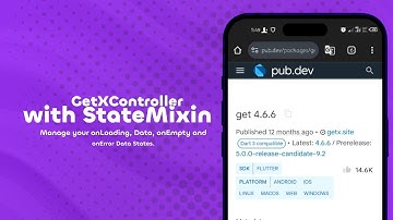 GetX with StateMixin: Manage your onLoading, Data, onEmpty and onError Data States