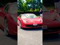 FERRARI 458 SPIDER IN ROSSO CORSA DRIVING INTO SUPERCAR MEET! #shorts #cars #viral #ferrari #youtube