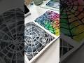 Watercolor spider web 2 ways