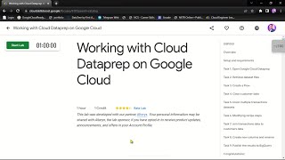 Working with Cloud Dataprep on Google Cloud [ GSP050 ] Solution